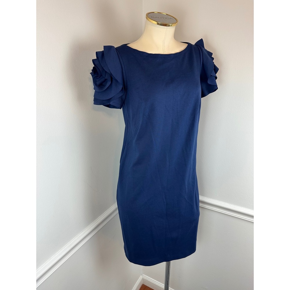 PIETRO BRUNELLI Milano Maternity Navy Salisburgo Dress NWT | Size XS | Italy - Picture 5 of 15